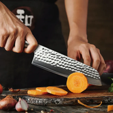 B30R 3pcs Knife Set, 73 layers Damascus steel with Powder Steel Having Nature Rosewood Handle